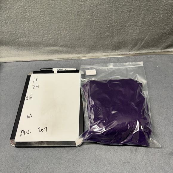 Lauren Ralph Lauren Sweater Womens Medium Purple Silk Cashmere V-Neck Pullover - Picture 5 of 5